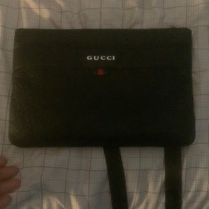 Gucci throw over bag
